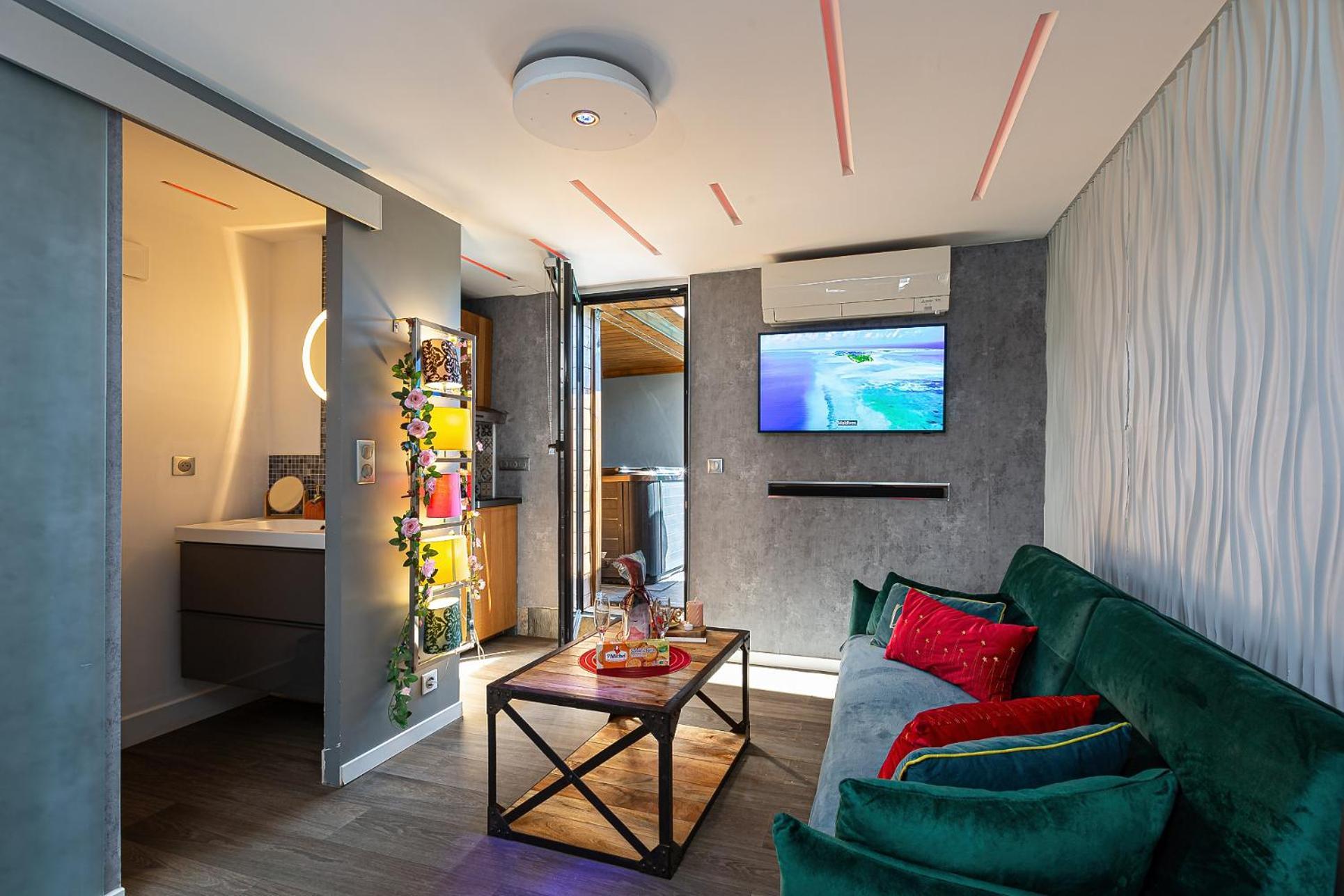 Gites Spa Strasbourg - Studio Romantique, Jacuzzi, Sauna, Terrasse Privee Furdenheim Dış mekan fotoğraf